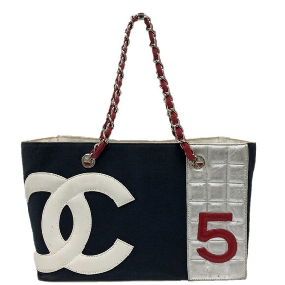 CHANEL Navy Tote Bag - Picture 1 of 14